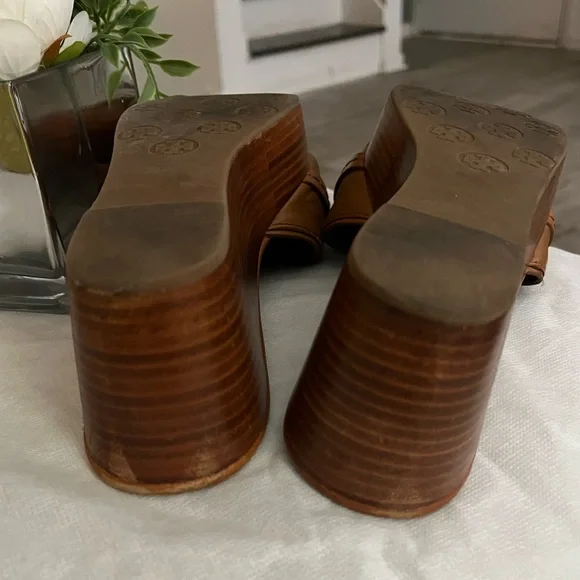 Tory Burch Leather Wedges - Picture 7 of 16